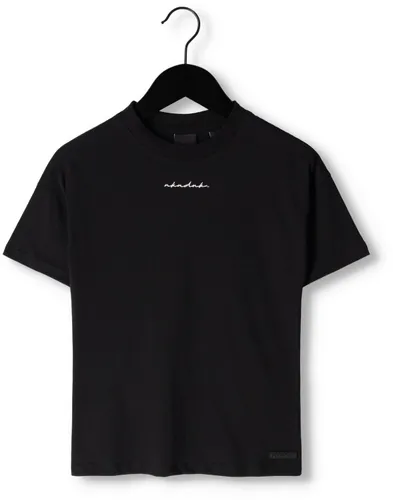 NIK & NIK Jongens Polo's & T-shirts Statement T-shirt - Zwart