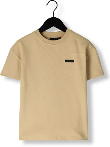NIK & NIK Jongens Polo's & T-shirts Structured T-shirt - Beige