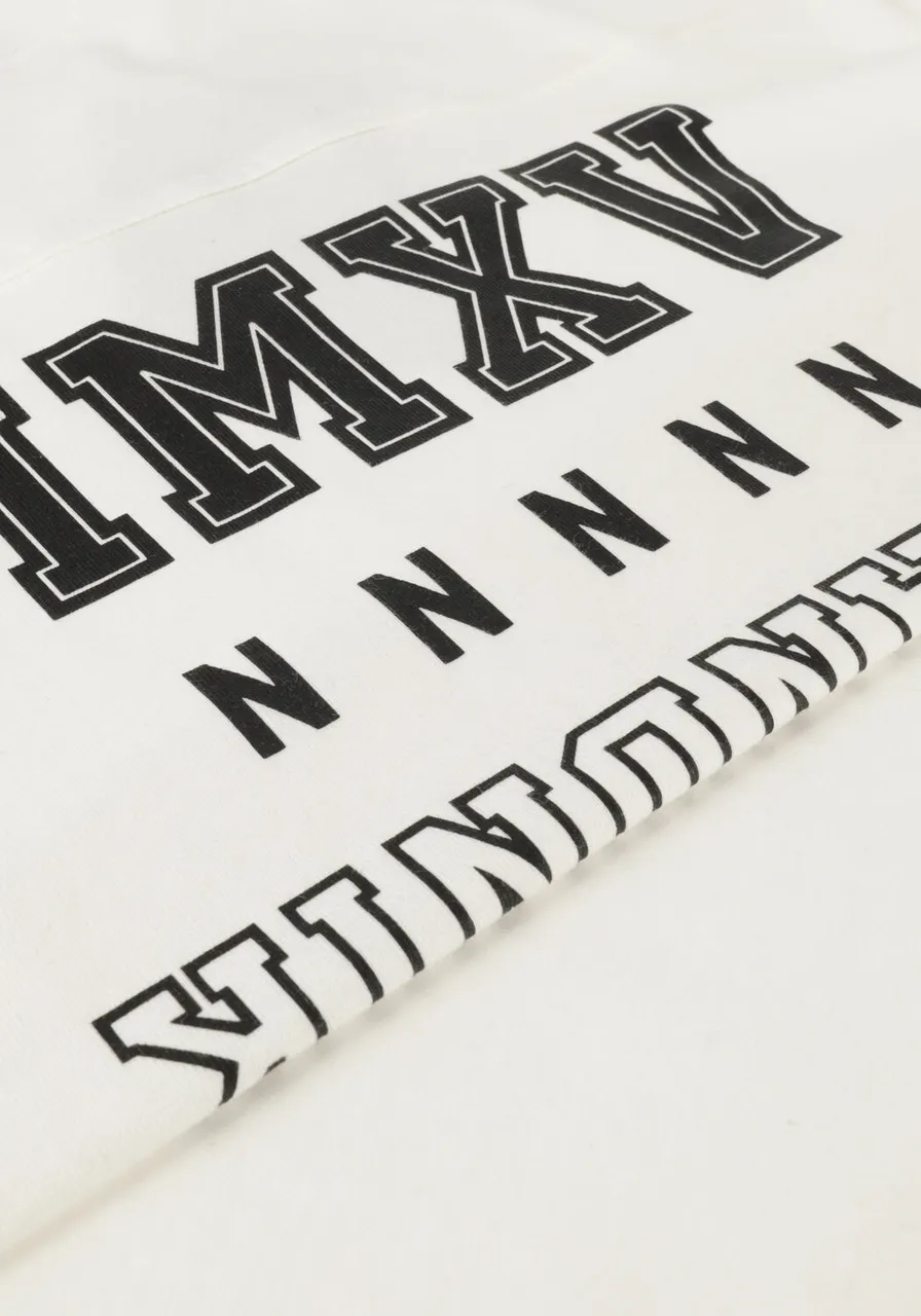 NIK & NIK Meisjes Tops & T-shirts Mmxv College T-shirt - Wit