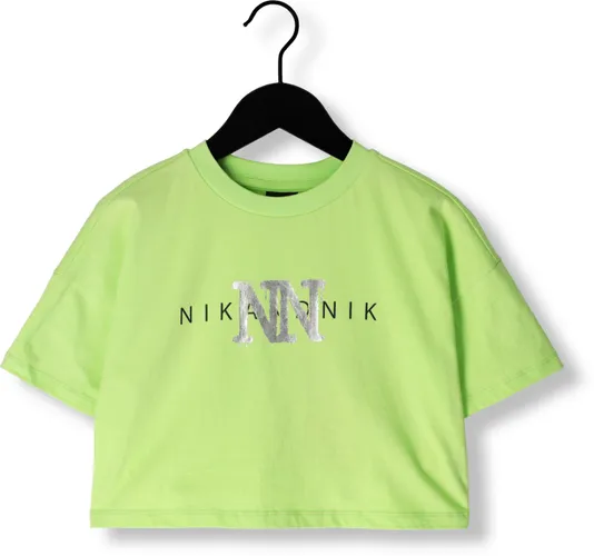 NIK & NIK Meisjes Tops & T-shirts Spray T-shirt - Groen