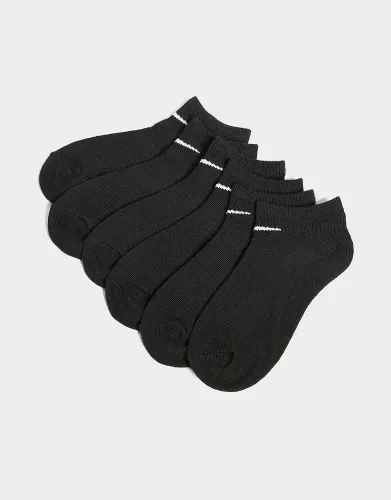 Nike 6-Pack Invisible Socks Junior, Black