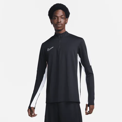 Nike Academy Dri-FIT voetbaltop met halflange rits voor heren - Zwart