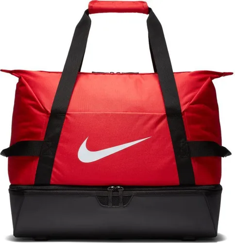 Nike Academy Team Sporttas - rood zwart - 48 x 31 x 37 cm - medium
