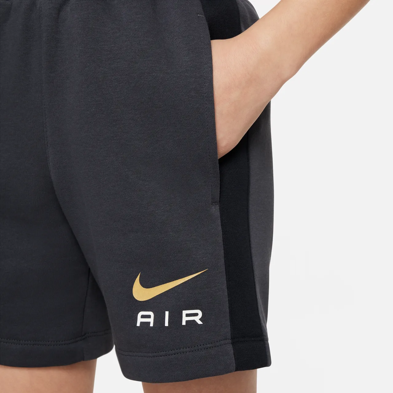 Nike Air fleeceshorts voor jongens - Grijs