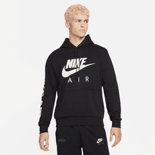 Nike Air Hoodie van geborstelde fleece voor heren - Zwart
