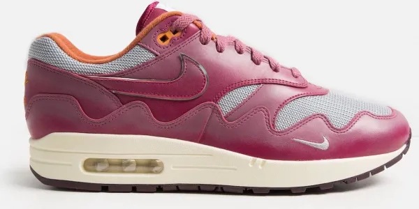Nike Air Max 1 Patta Waves Rush Maroon (with Bracelet) - DO9549-001