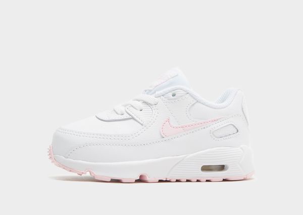 Nike Air Max 90 Leather Infant, WHITE