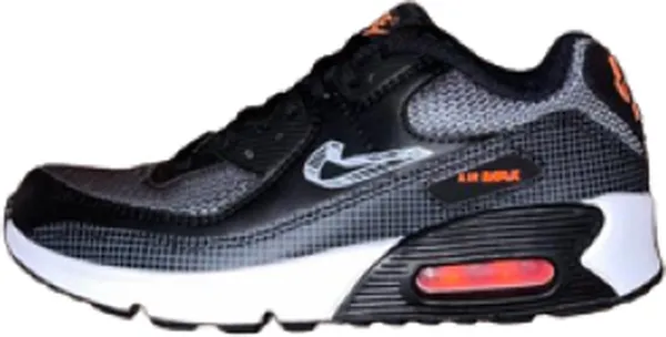 Nike - Air max 90 mesh (GS) - Sneakers - Kinderen - Zwart/wit/Oranje