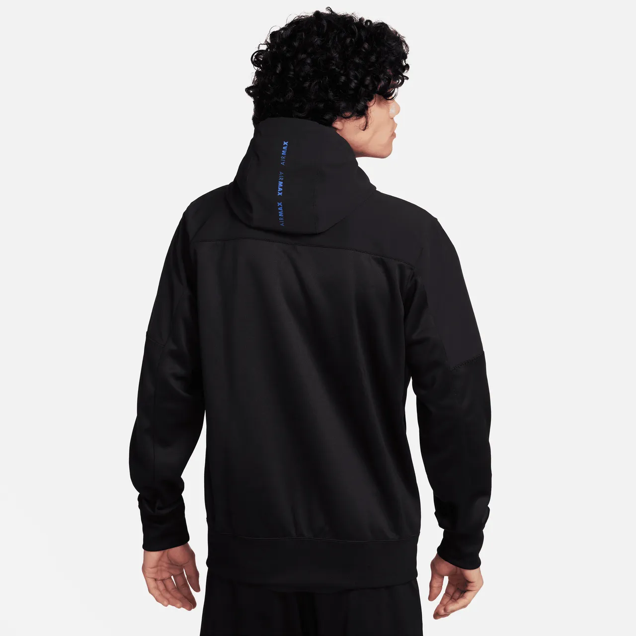 Nike Air Max Hoodie met rits voor heren - Zwart