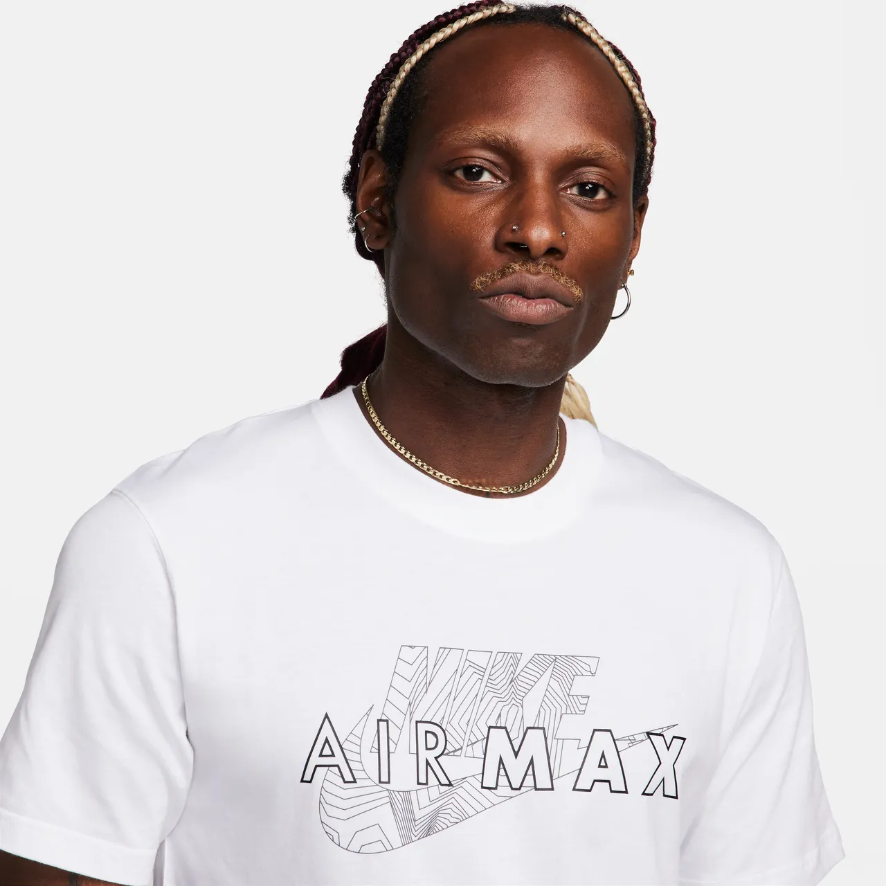 Nike Air Max T-shirt met korte mouwen voor heren - Wit