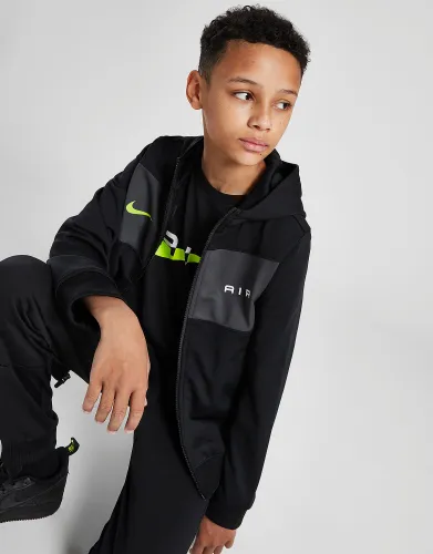 Nike Air Swoosh Full Zip Hoodie Junior, Black/Anthracite
