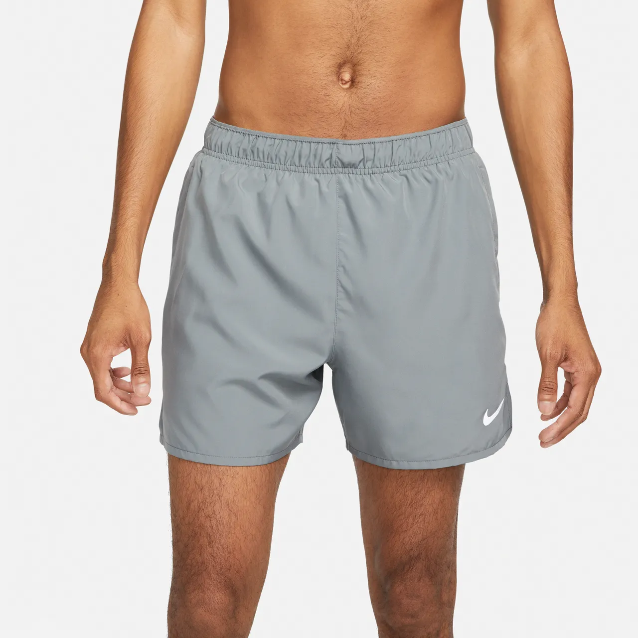 Nike Challenger Dri-FIT hardloopshorts met binnenbroek voor heren (13 cm) - Grijs