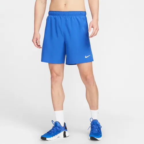 Nike Challenger Dri-FIT hardloopshorts met binnenbroek voor heren (18 cm) - Blauw
