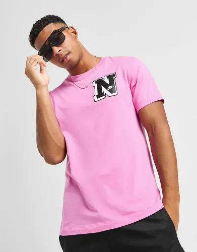 Nike Club Script T-Shirt, Pink