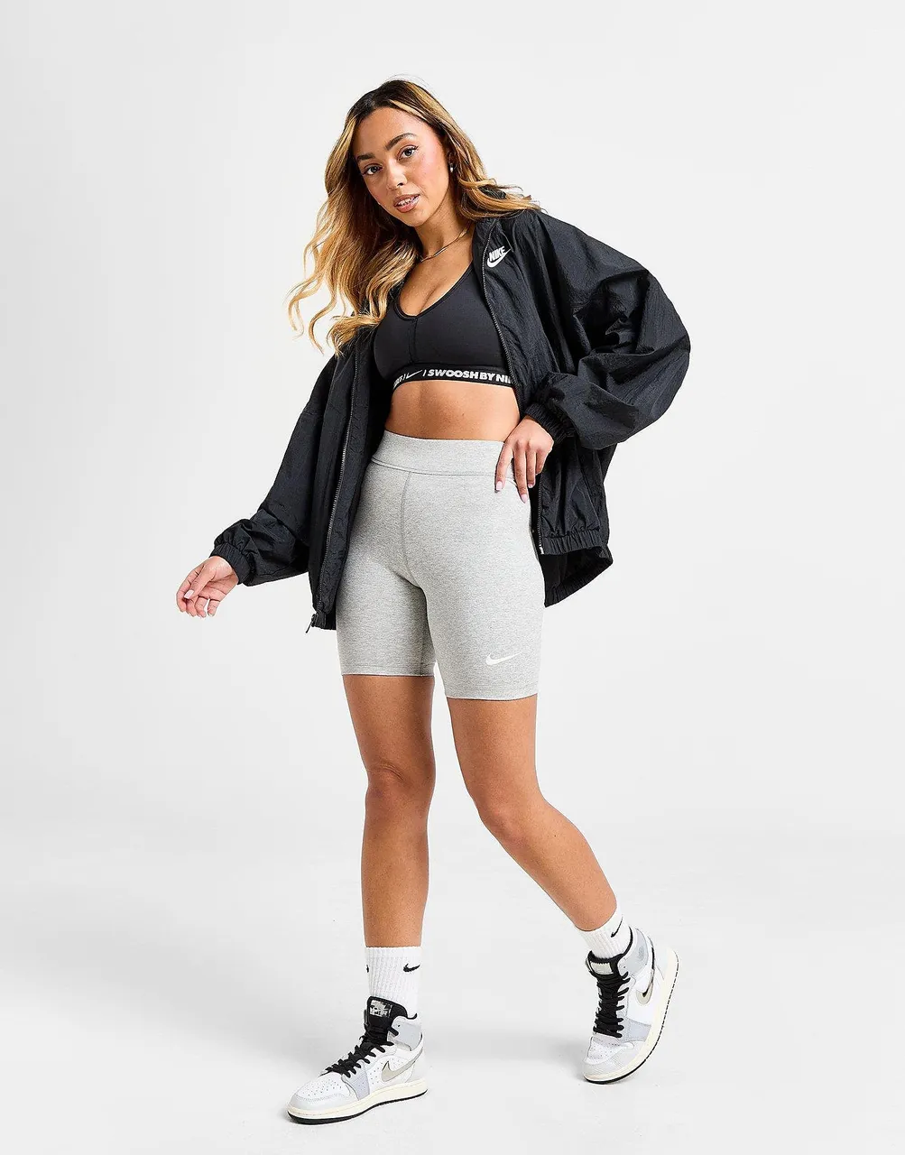 Nike Core Swoosh Cycle Shorts, Grey
