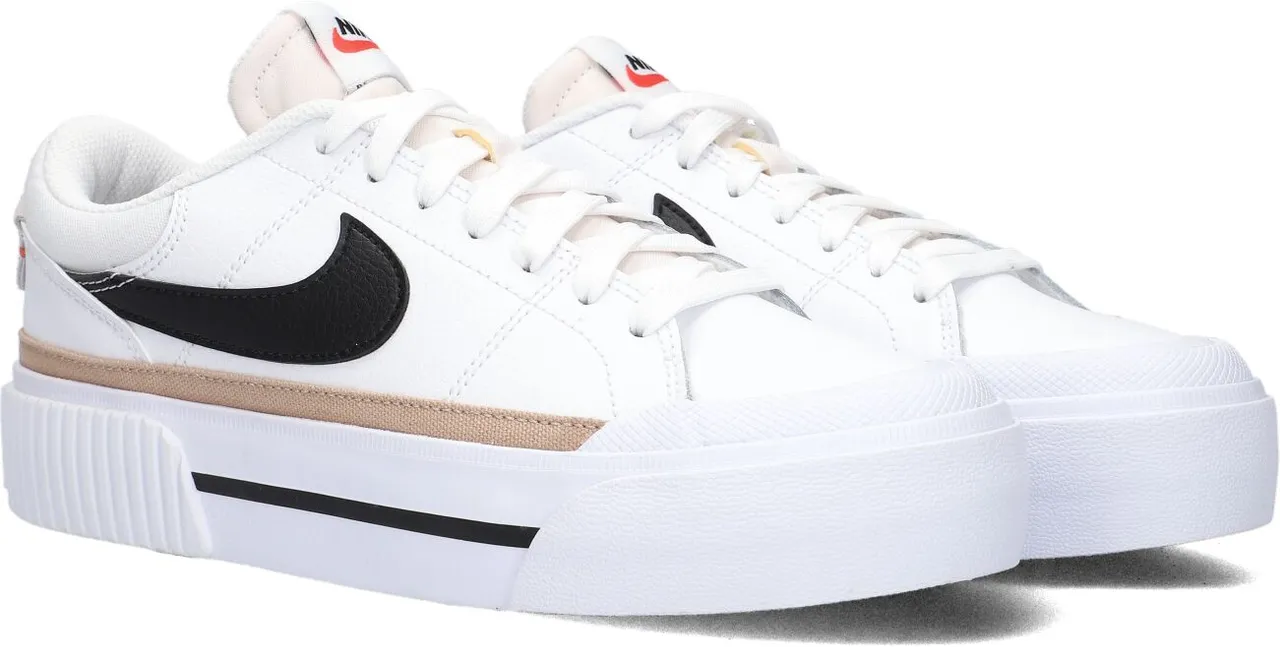 NIKE Dames Lage Sneakers Court Legacy Lift - Wit