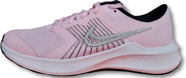 Nike Downshifter 11 GS - Pink/Metallic Silver