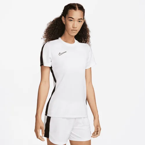 Nike Dri-FIT Academy Voetbaltop met korte mouwen voor dames - Wit