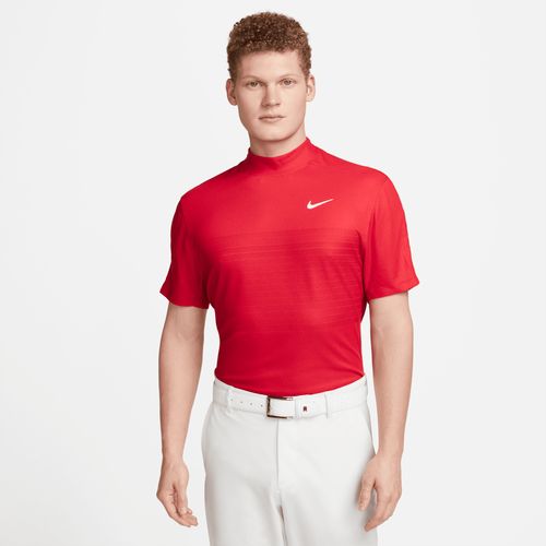 Nike Dri-FIT ADV Tiger Woods Golfpolo met hoge hals voor heren - Rood