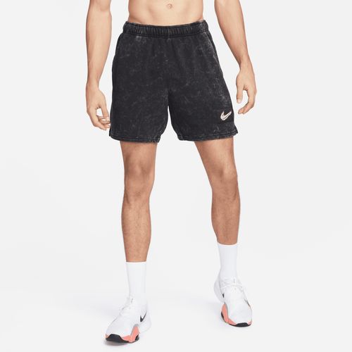 Nike Dri-FIT Fitness-shorts van fleece voor heren - Zwart