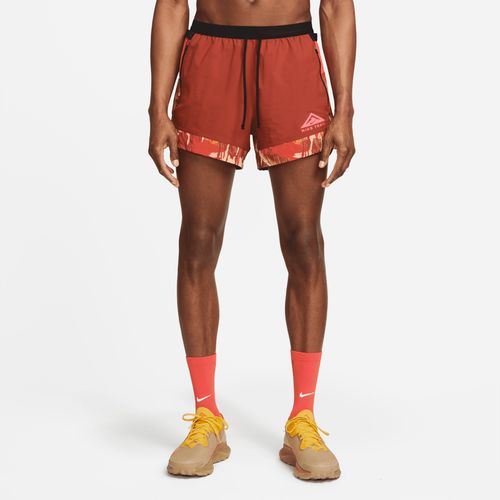 Nike Dri-FIT Flex Stride Trailrunningshorts met binnenbroek voor heren (13 cm) - Oranje