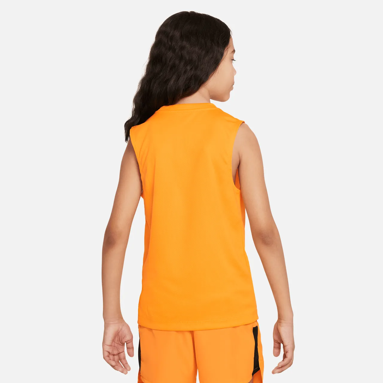 Nike Dri-FIT Multi+ Trainingstop zonder mouwen voor jongens - Oranje