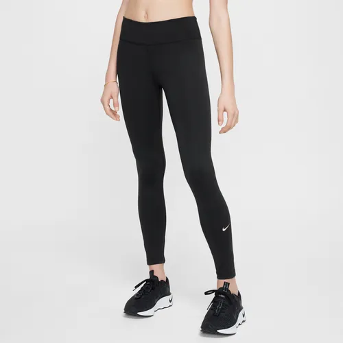 Nike Dri-FIT One Legging voor meisjes - Zwart