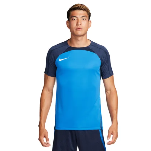 Nike Dri-FIT Strike III Voetbalshirt Blauw Donkerblauw Wit