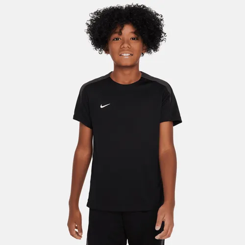 Nike Dri-FIT Strike voetbaltop met korte mouwen voor kids - Zwart