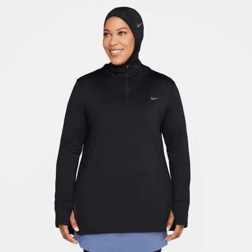 Nike Dri-FIT Swift Element UV hardloopjack met capuchon voor dames - Zwart