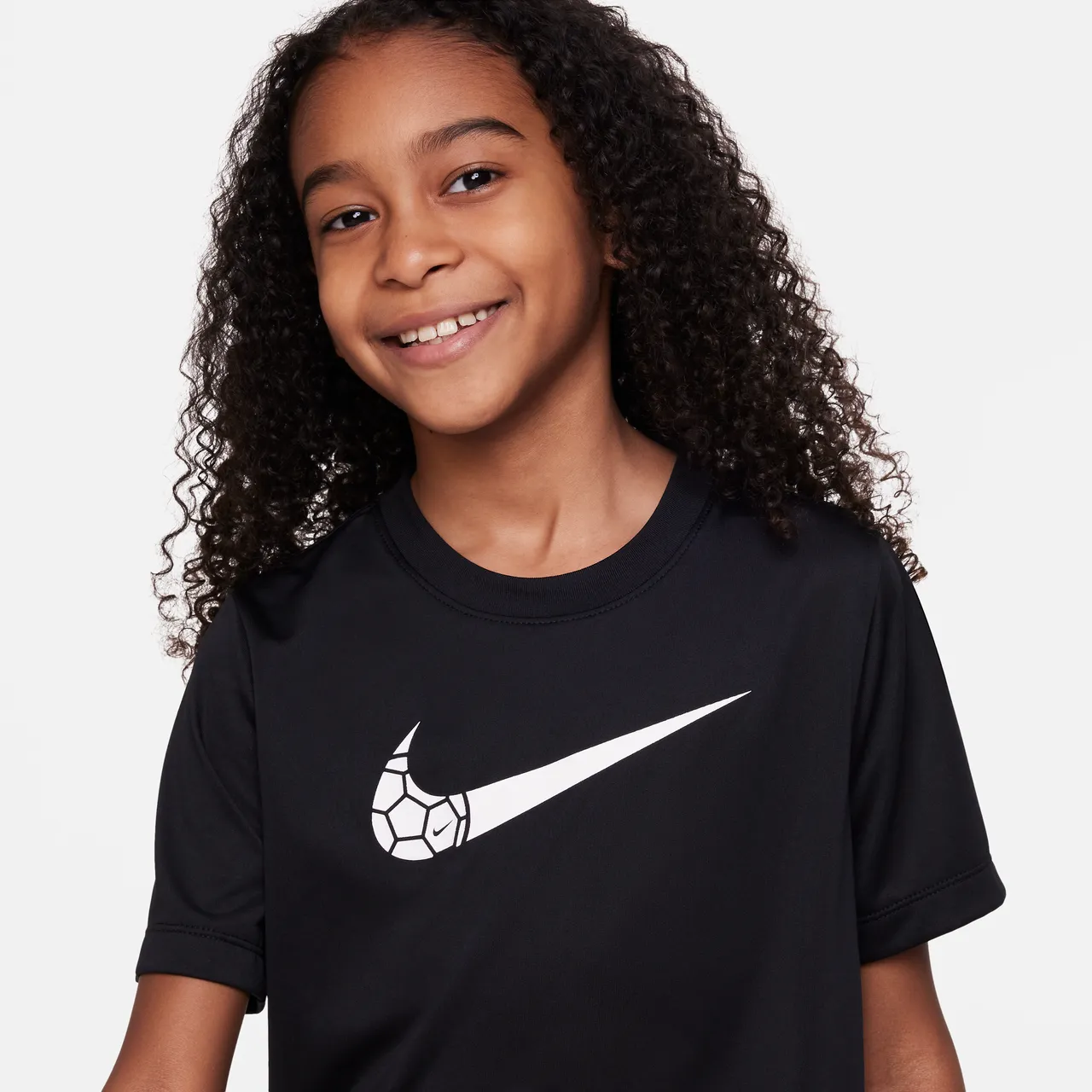 Nike Dri-FIT T-shirt voor kids - Zwart