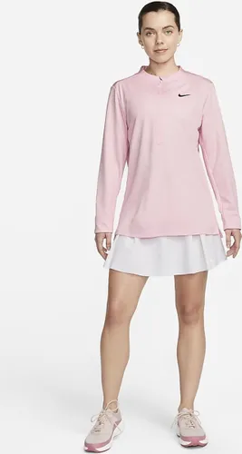 Nike Dri-FIT UV Advantage Golftop met halflange rits voor dames Roze