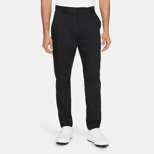 Nike Dri-FIT UV Chino golfbroek met slanke pasvorm voor heren - Zwart