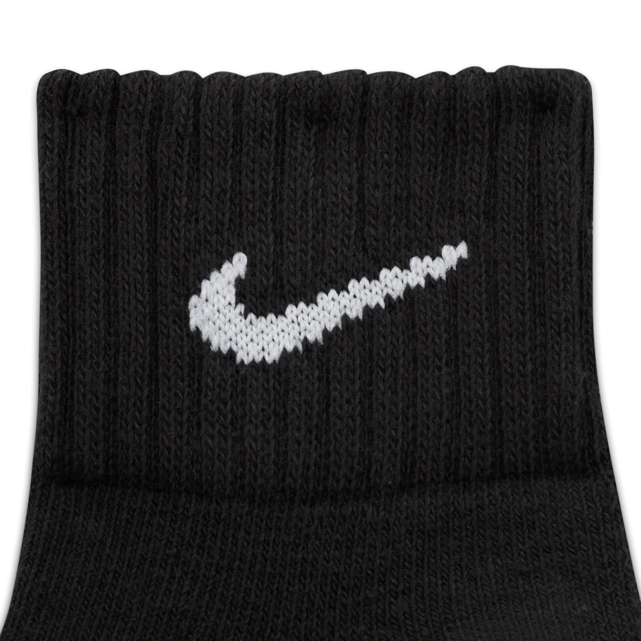 Nike Enkelsokken met demping (3 paar) - Zwart