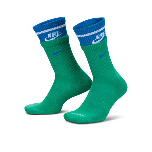 Nike Everyday Plus Crew sokken met demping (1 paar) - Groen