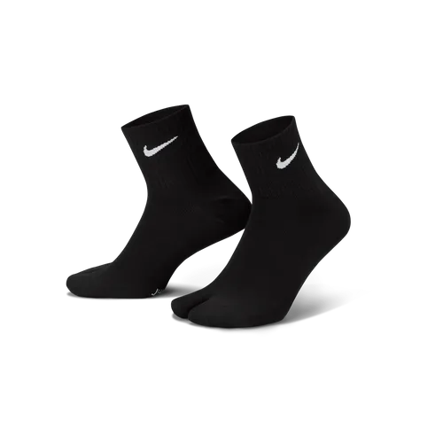 Nike Everyday Plus Lichte enkelsokken met gesplitste tenen - Zwart