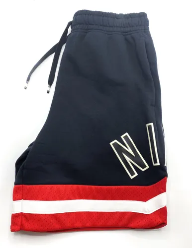 Nike Fleece Shorts (Zwart/Rood)