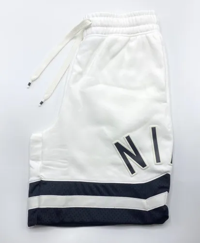 Nike Fleece Shorts (Zwart/Wit)