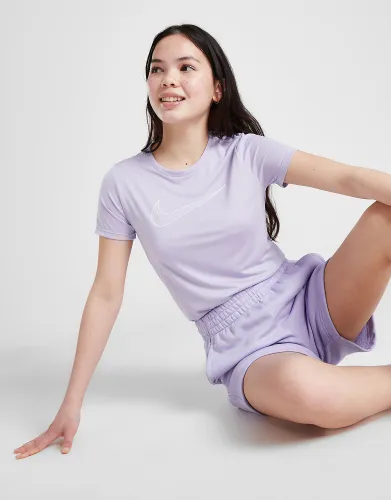 Nike Girls' Fitness Dri-FIT One T-Shirt Junior, Purple