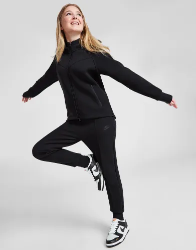 Nike Girls' Tech Fleece Joggers Junior, Black/Black/Black