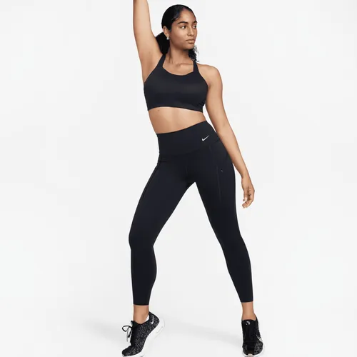 Nike Go Therma-FIT 7/8-legging met hoge taille en zakken voor dames - Zwart