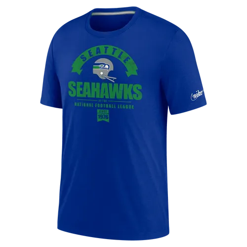 Nike Historic (NFL Seahawks) Tri-Blend T-shirt voor heren - Blauw