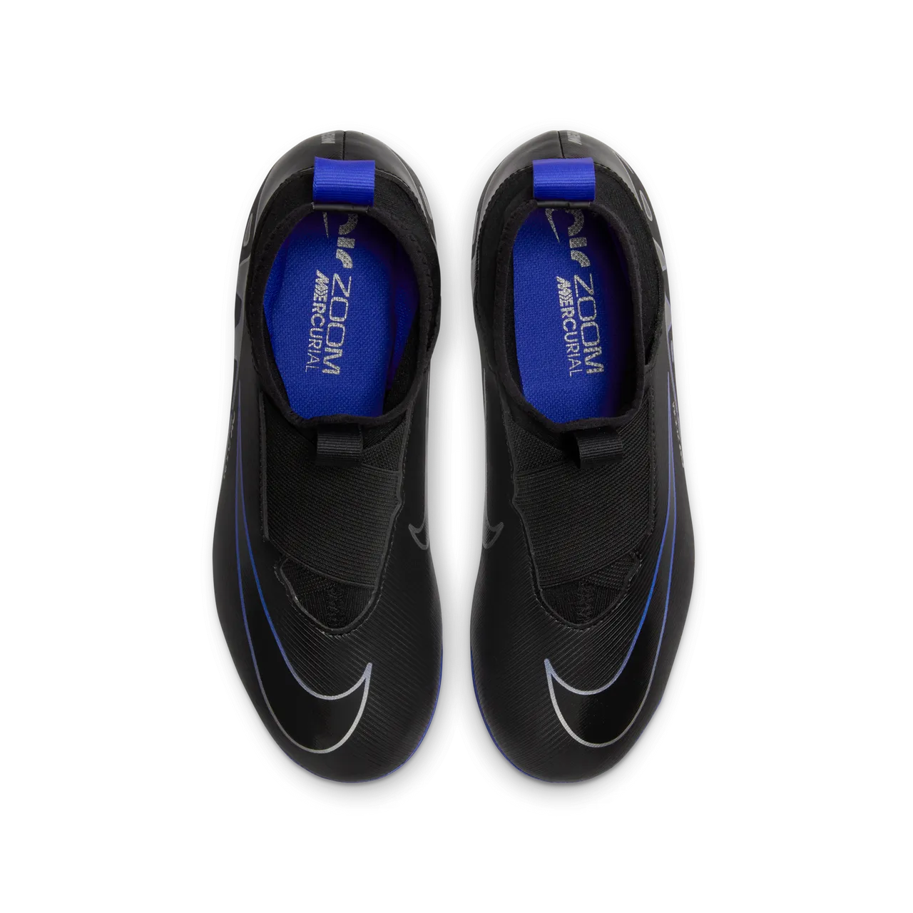 Nike Jr. Mercurial Superfly 9 Academy high top voetbalschoenen voor kleuters/kids (kunstgras) - Zwart