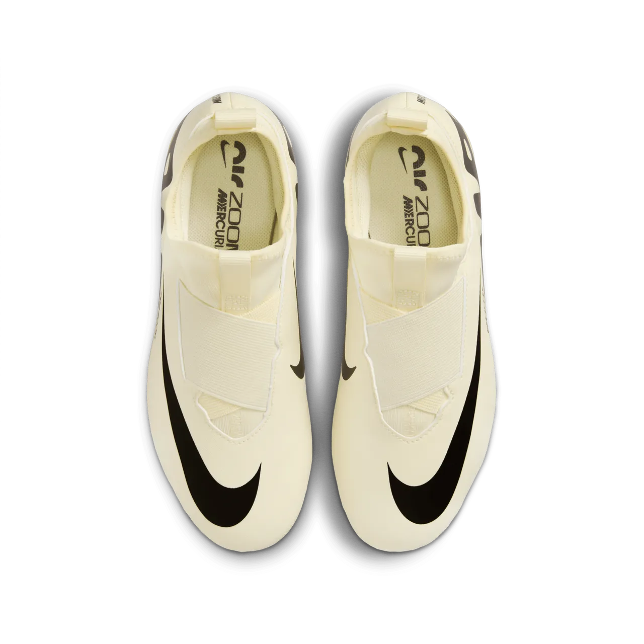 Nike Jr. Mercurial Vapor 15 Academy low top voetbalschoenen voor kleuters/kids (meerdere ondergronden) - Geel