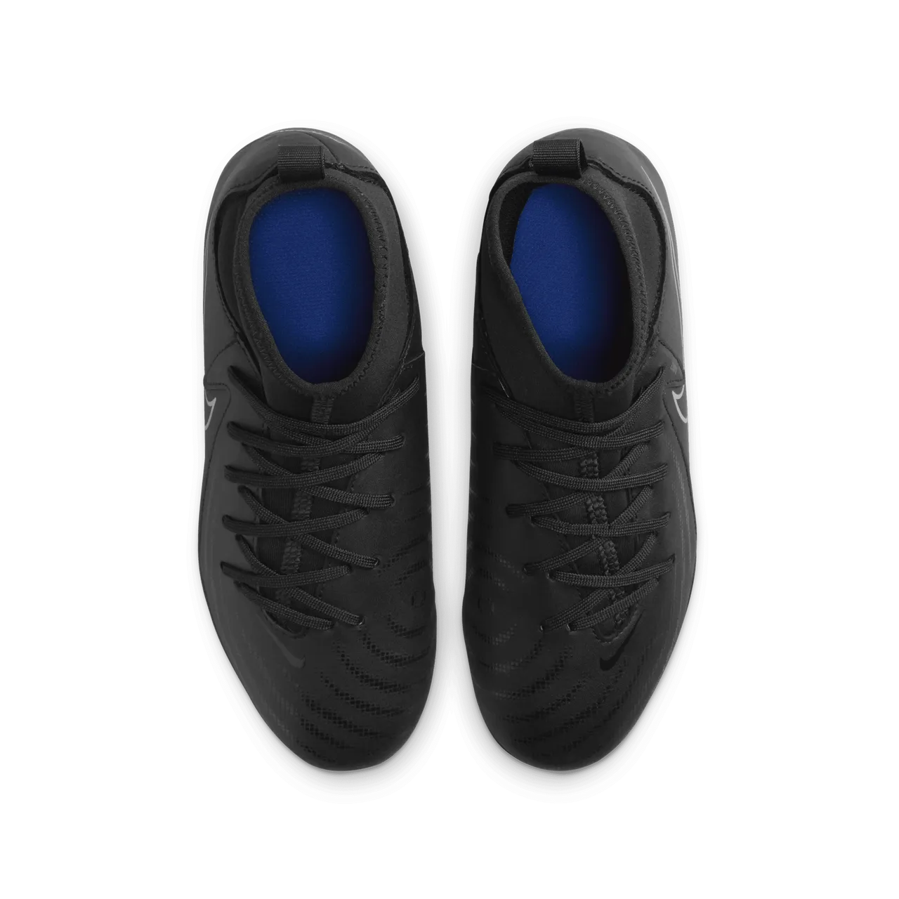 Nike Jr. Phantom Luna 2 Club high-top voetbalschoenen voor kleuters/kids (meerdere ondergronden) - Zwart