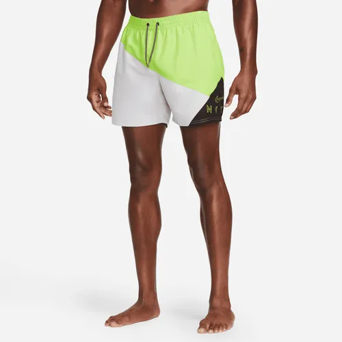 Nike Logo Jackknife volley zwembroek voor heren (13 cm) - Groen