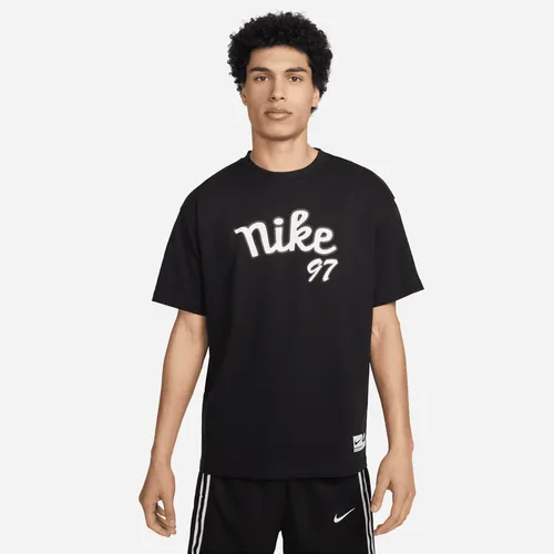 Nike Max90 basketbalshirt voor heren - Zwart