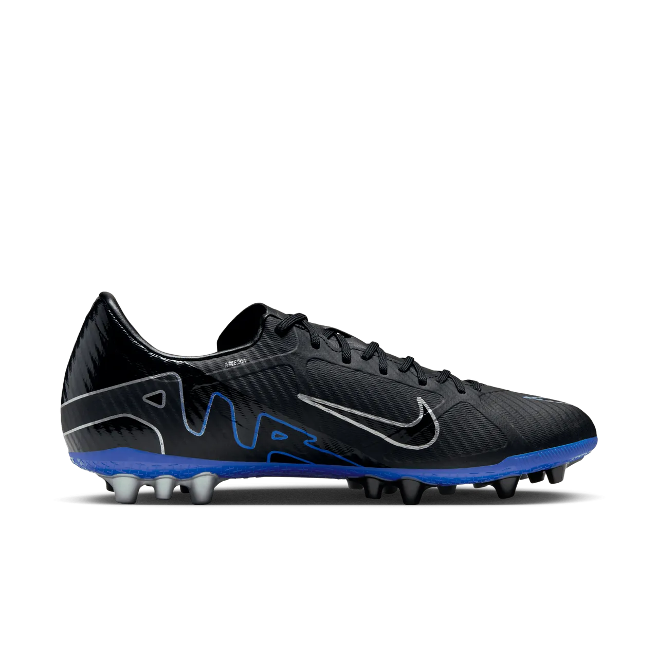 Nike Mercurial Vapor 15 Academy low top voetbalschoenen (kunstgras) - Zwart