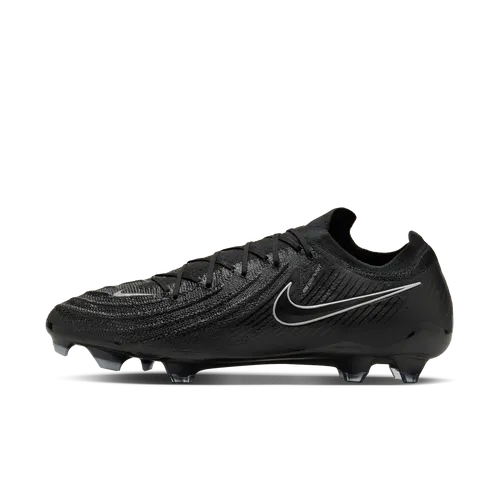 Nike Phantom GX 2 Elite low-top voetbalschoenen (stevige ondergrond) - Zwart