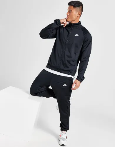 Nike Poly Tracksuit, Black/White